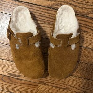 Birkenstock Boston Shearling in mink